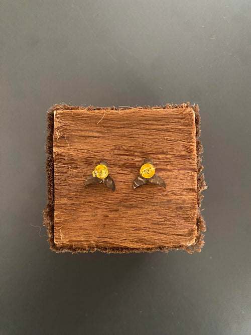 Aretes artesanales por el Maestro Hever Mancilla