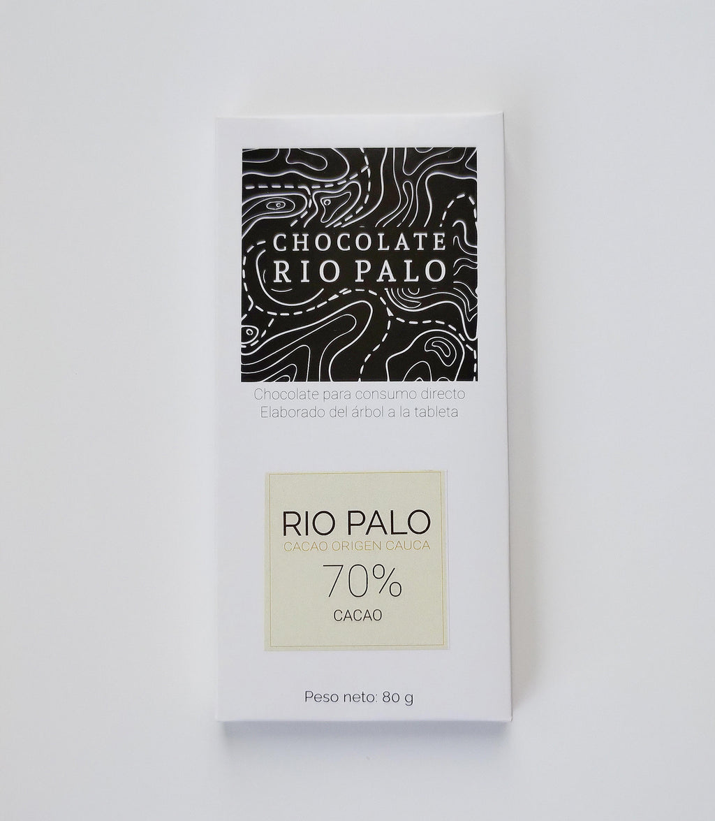 Chocolate fino RÍO PALO (70% cacao, 80 gr.)